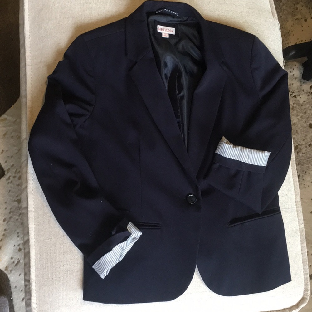 Navy Merona Blazer